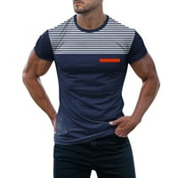 Muška modna majica kratkih rukava Crewneck Majica za vježbanje pamučna majica za pamučnu majicu Top