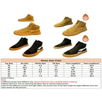 Zodanni Muške casual cipele plišane obložene tenisice čipke up up klike cipele fau antiedeni čizme za