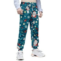 Tking Modni Muški sretan božićni sportski casual pantalone Lagane planinarske pantalone na otvorenom