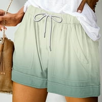 Summer Saveting Hots Hot6SL kratke hlače za žene, žensko ljeto trčanje postrojeno atletik s džepovima,