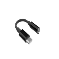 Tip C do ženskog priključka za slušalice, urbani USB C i audio dongle kabel kompatibilan sa Xiaomi Mi Pro Snag kablom sa DAC adapterom - crni