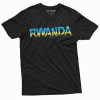Majica Ruanda Flag Ruandanska kauza nacija nacije