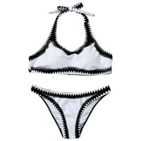 Modni ženski ispisani vrat Split kupaći kostimi seksi kupaći kostim bikini