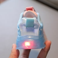 Dječji tenisice Boja gradijent LED svjetlosne cipele tata cipele čipke meko mekane potplat baby svakodnevno