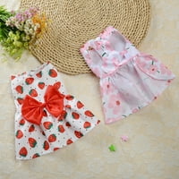 Star Home kućni ljubimac haljina bez rukava mekani tanki stil cvjetni ispis malih mačaka za ljeto