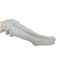 Hirigin pletene čarape za žene tople noge poklopca pletenja dugačke noge