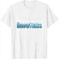 Snowflake ledena Halloween Kostim grafička majica za žene - trendi ljetni vrhovi nazad u školske poklone