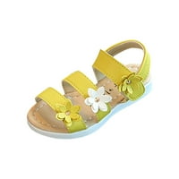 Simplmasygeni Baby Girls Cipele Slatke modne sandale Meka jedini klirens Dječja princeza Otvoreno donje cvijeće Rimska plaža