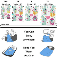 Uskršnji šareni jaja baca ćebe sa jastukom za kauč za kauč za kauč toplog udobnog klima uređaja uspona