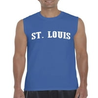 Arti - Muška grafička majica bez rukava - St. Louis