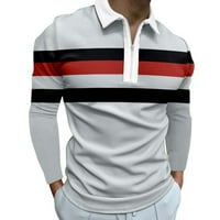 Kali_store muške polo majice muške polo majice s dugim rukavima za golf majice lagane majice za muškarce