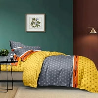 Novo modni pokrov posteljina sa jastučnicom kućni tekstil Ukrasni uzorak ispisano, Twin
