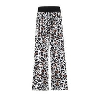 Cethrio pidžama hlače za žene plus veličine čišćenje širokih nogu Khaki hlače veličine l