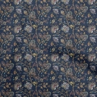 Onuone viskoznog dresa Plava tkanina Batik Šivaće materijal Ispis tkanina sa dvorištem širom