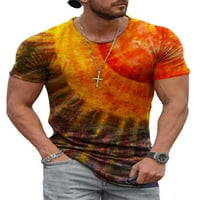WRCNOTE MEN Bluze Graffiti tiskane majice kratki rukav ljetni vrhovi Sport Casual Basic Tee Sažetak