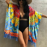 Lydiaunistar Time and Tru Ženski vrhovi klirence moda Žene Ljeto s dugim rukavima Kardigan na plaži