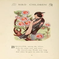Ptice Djeca Bob-O-link Poster Print M.T. Ross