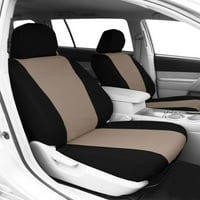 Calrend Prednja kašike Cordura Seat navlake za 2011 - Nissan Titan - NS213-06CC ​​Bež umetnik sa crnom oblogom