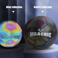 ASdomo reflektivni fudbal, veličina 4 veličina Svjetlina svjetlo osvjetljavanje nogometnih kuglica sa
