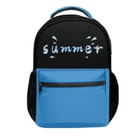 Ljetna puna boja Patchwork Creative ruksak Novost putnička školska torba sa bočnim džepovima za povratak