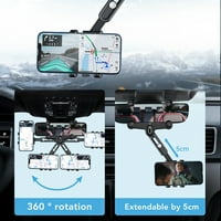Telefon navigacija GPS držač, reflektor za retrovizor Držač telefona Vibracija lagana kompakt za vozilo