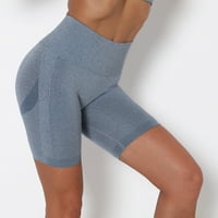 Homodles joga kratke hlače za žene - joga vježbanje kratke hlače plava veličina m