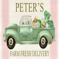 Peters Poster za dostavu poljoprivreda Print - ND Art