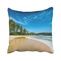 Blue Ocean Tropički odmor za odmor Paradise Idilična plaža Šri Lanka Idealno odmaralište Jastučnica