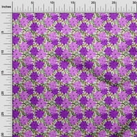 Onuone Rayon ljubičasta tkanina azijska cvjetna šivaća tkanina od dvorišta tiskana DIY odjeća šiva široko
