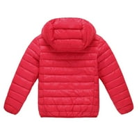 Eleanos zimski kaputi za djecu sa kapuljačom 3-9y lagana puffer jakna za dječake Dječji dječji dječji