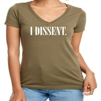 Dissent Womens V-izrez majica