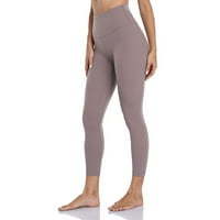 Ženske hlače Odjeća za odjeću ispod $ ženski visoki struk čvrste boje uskim fitnes joga hlače nude skrivene