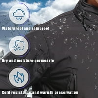 Tarmeek Vodootporne jakne za muškarce na otvorenom Sport plus veličina vjetrovitosti lagana bluza za