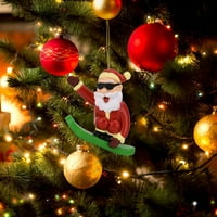 Božićno drvce Santa Božićne zabave Likovi Božićna porodica ukras privjesak Crtani božićni privjesak Božić Božić s kućnim ruksak za kućne automobile P