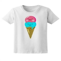 Slatka kawaii crtani sladoled majica za majicu - MIMage by Shutterstock, ženska XX-velika