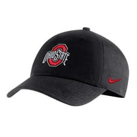 Muški Nike Black Ohio State Buckeyes Heritage Logo Podesivi šešir - OSFA