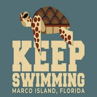 Ostrvo Marco, Florida, morska kornjača, geometrijska, kontura, umjetnička djela fenjer, lampion, premium