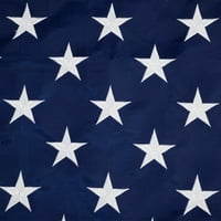 3'x5 'FT Američka zastava Šivene pruge vezene zvijezde mjere