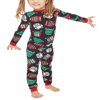 Hirigin božićnjak roditelj-dječji odjeća za spavanje s dugim rukavima