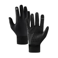 Heiheiup Sportske vjetrootporne rukavice s ekranom zaslona tople rukavice-rukavice rukavice jahanje sa kliznim zimskim tekućim zimskim sportom Oprema djevojke skijaške hlače veličine 10-12
