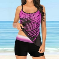 Knqrhpse kupaći kostimi Tankini Veliki digitalni tisak Hot Spring Beach Resort Split set kupaći kostim