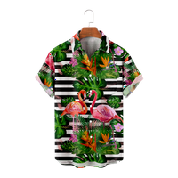 Cvijeće Tropical Hawaii Muška košulja Ties Beach Kids Style Hawaiian Boys Majica Moda Rever Jednosmjerni