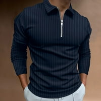 Muški košulje od rušenja Slučajan majica Ležerne prilike, pulover bluza sa zatvaračem Visoki elastični