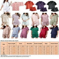 Capreze Ženska noćna odjeća Solidna boja za spavanje u boji dolje Lounge set Lounget Outfits Kratki