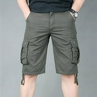 CLLIOS muške kratke hlače plus veličine Multi džepovi kratke hlače Atletska borbene kratke hlače Klasične