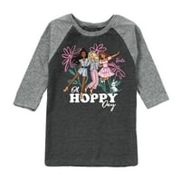 Barbie - Uskrs - OH Hoppy Day - Grafička majica mališana i omladine Raglan