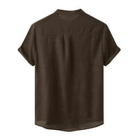 Polo košulje za muške ljetne casual košulje kratkih rukava za štand košulje košulje