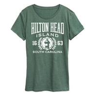 Instant poruka - Hilton Head Island Collegiate -Žena grafička majica kratkih rukava