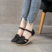 Jsaierl platforme sandale za žene Ležerne prilike Close Wie Sandale Udobno izdubljene sandale Bohemijske