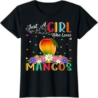 Ljubitelj voća Mango samo djevojka koja voli majicu Mangos